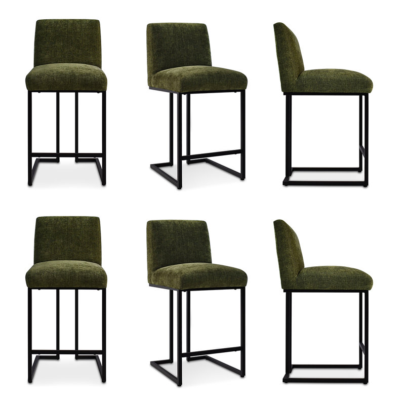 Tabouret de bar 25 po, Vert