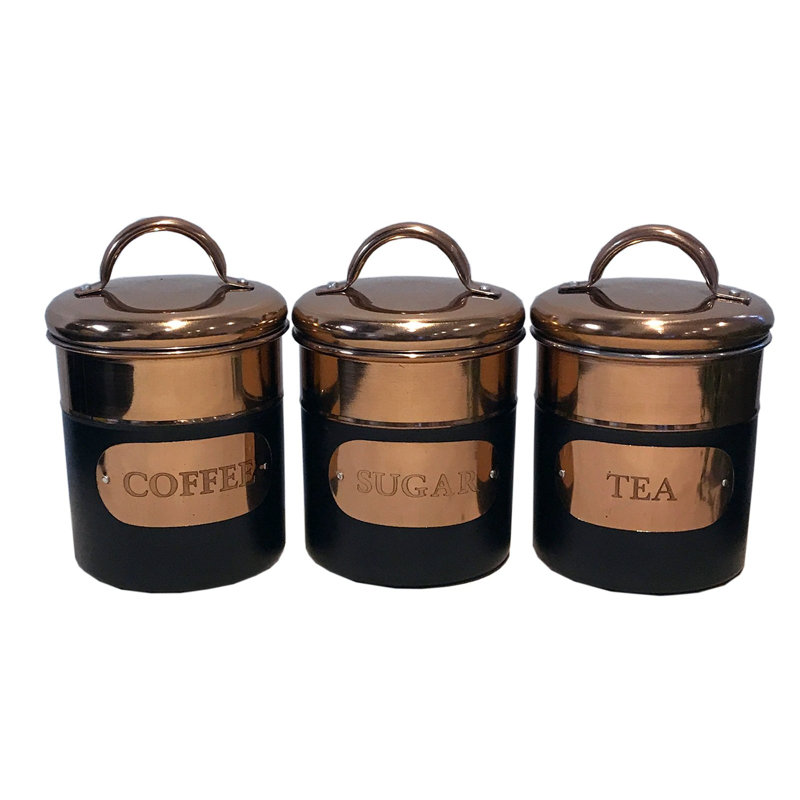 Metal Jar - Set of 3
