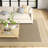 Adalina Machine Woven Polypropylene Area Rug in Brown/Tan-302901363