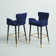 Briannan Upholstered Counter Stool with Solid Wood Frame