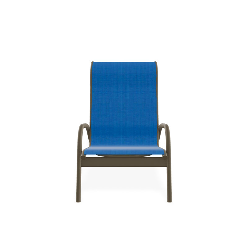Gardenella Patio Chair, Pacific Blue, Beachwood