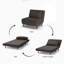 Chaise convertible rembourrée Jazariah-1355964249