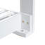 Structure de lit de jour de balançoire en bois pour lit simple avec balançoire de jardin avec 4 cordes de suspension pour l'extérieur, blanc Topmax-200489080