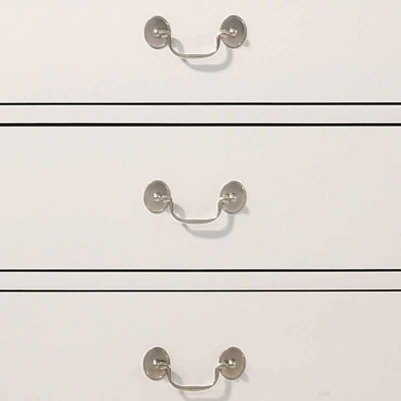 Commode 4 tiroirs Louis Phillipe G3100-BC, Blanc