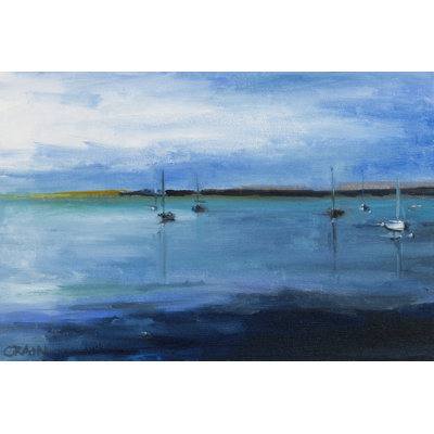 White Fish Bay by Curt Crain - Wrapped Canvas Painting