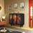 Modern abstract solid wood storage sideboard-104387346