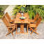 California Outdoor Teak Dining Armchair