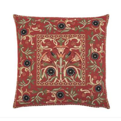 Primrose Tapestry Cushion with Feather Filler 