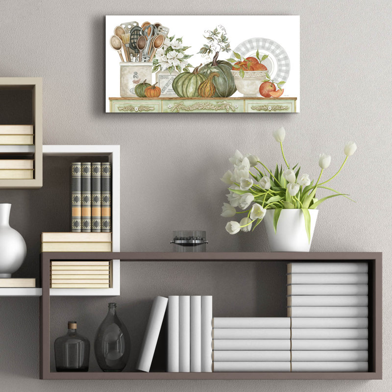 'Kitchen Splendor' by Cindy Jacobs, Acrylic Glass Wall Art, 12" H x 24" W x 0.2" D