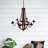 Suspended luminaire with adjustable chain