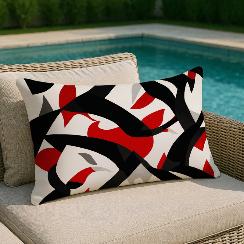 Sinister Pulse Indoor And Outdoor Pillow, Rectangle 20"H x 14"W