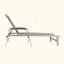Chaise longue d'extérieur en aluminium antirouille, élégante et confortable pour la détente, 2 pièces
