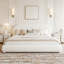 Lit moelleux en velours-129888713-129888715