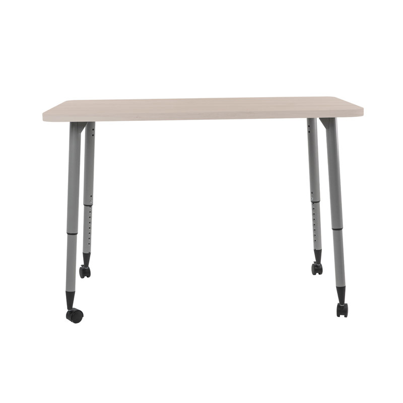 Table d'activité Adapte 24 x 36, 24 po x 48 po, Sable asiatique / argent