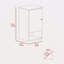 Et armoire à pharmacie à 1 tablette