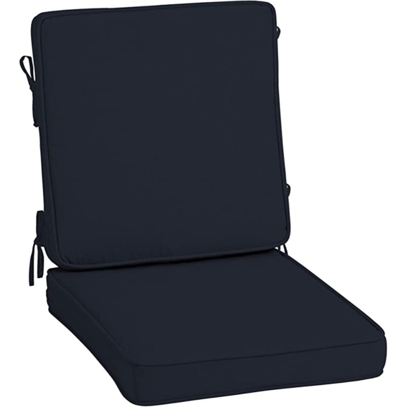 Outdoor Seat / Back Cushion, Navy, 20" W x 20" D