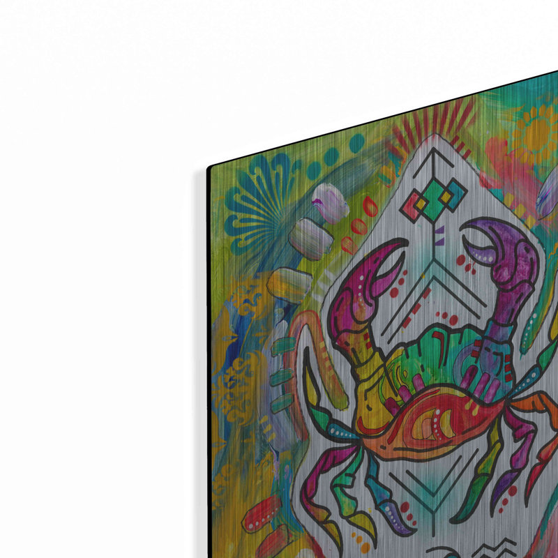 Luxe Art «Cancer» par Dean Russo, métal «Cancer» par Dean Russo, H 24 po x l 16 po