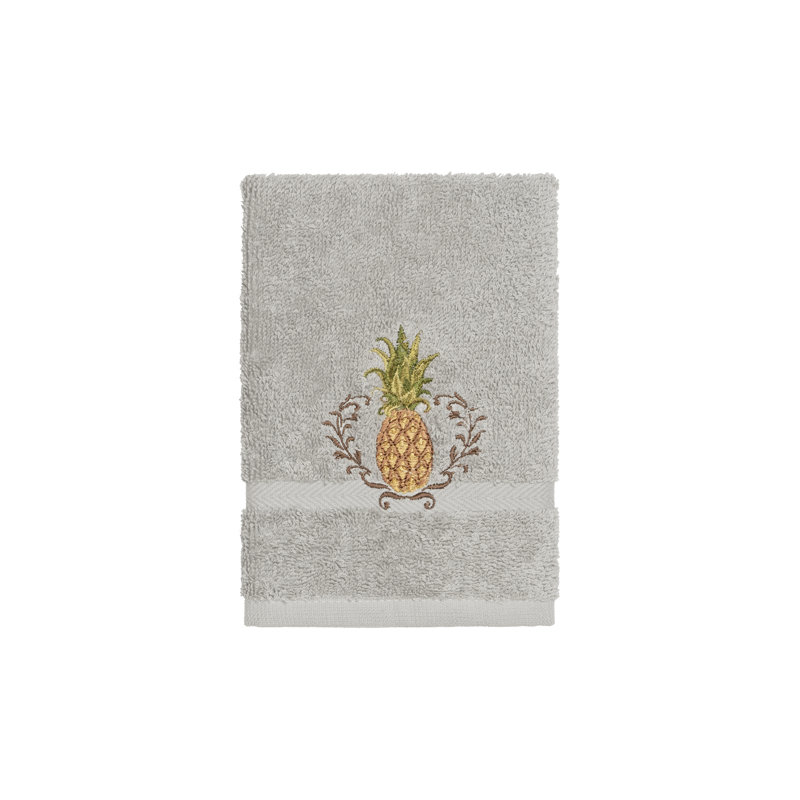 Welcome Turkish Cotton Midweight Bath Towel, Light Gray, Washcloth - 1 Pack