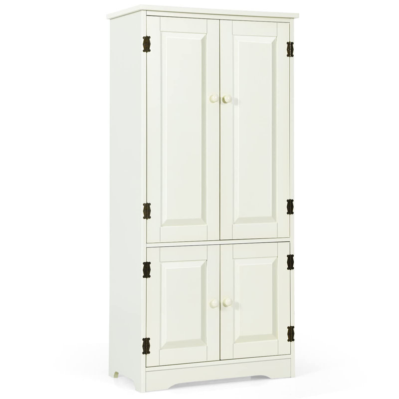 Morrell Freestanding Linen Cabinet, Beige