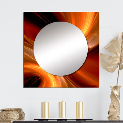 Genavieve - art abstrait abstrait et fractal orange