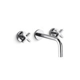 One™ Wall-Mount Sink Faucet, 7-1/8" Spout, Cross Handles