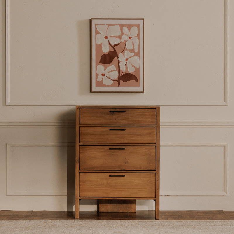Commode 4 tiroirs Agardi - brun