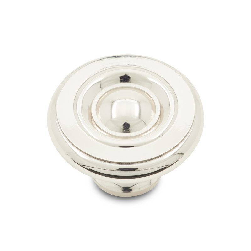 Poignée champignon géorgienne unie CK Series, Diamètre du bouton 1,5 po, Nickel poli