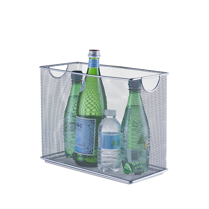 Carmani Mesh Tabletop File, Silver