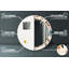 Huldar Glass Flat Wall Mirror