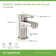 Solarity Single Handle Bathroom Sink Faucet With Push Pop Drain