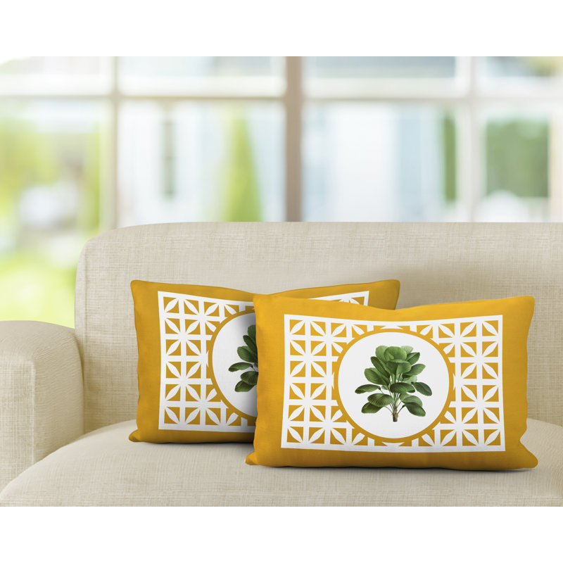  Coussin intérieur / extérieur Lumbar, Jaune