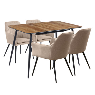 Mose 4 - Person Extendable Dining Set