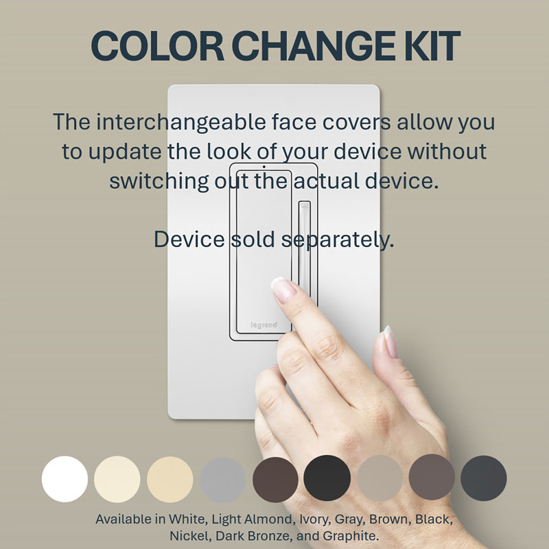Ensemble de changement de couleur à télécommande radiant®, Noir