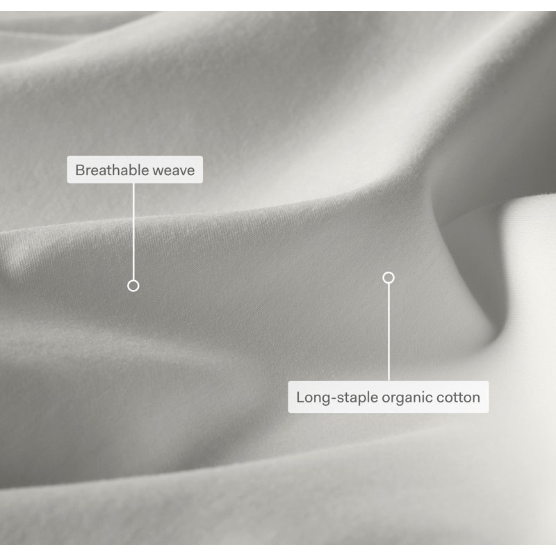 Signature Hemmed Sheet Set, White, King Sheet Set with 2 Pillowcases