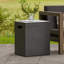Couvercle de réservoir de propane carré en béton 17 po Geneva et table d'appoint par Jensen Co.-68748326