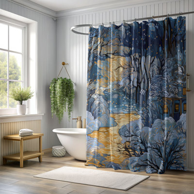 Rideau de douche Winter Sunrise Art - Premium