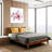 Acacia Premium Emery Solid Wood Platform Bed Frame with Headboard Included, No Box Spring Needed, Weight Capacity 800lb.-273631666-273631664