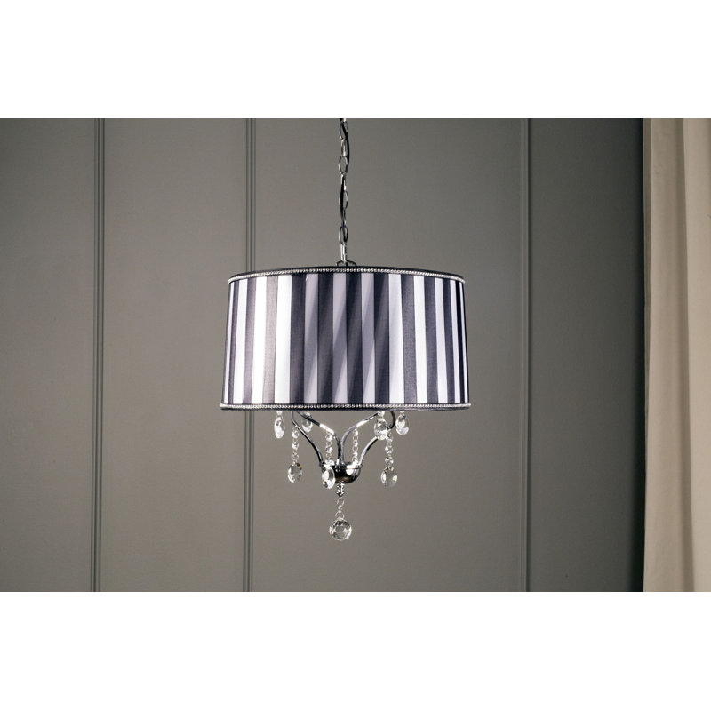 Luminaire suspendu tambour 1 lumière Broomdale