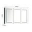 LED Mirror Medicine Cabinet With Lights