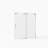 56-60"W X 72"H Frameless Sliding Shower Door,5/16" (8Mm) Thick SGCC Tempered Clear Glass,Double Side Easy Clean Coat, Brushed Nickel Finished With Buffer-122372137