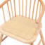 Ensemble de 2 chaises de salle à manger en bois et rotin naturel Esquibel