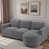 Gray Chenille
