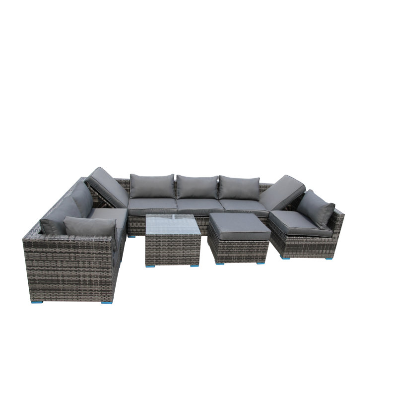 Heidbreder 9 - Person Conversation Set, Grey, Grey