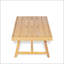 Table basse de patio en bois d'acacia