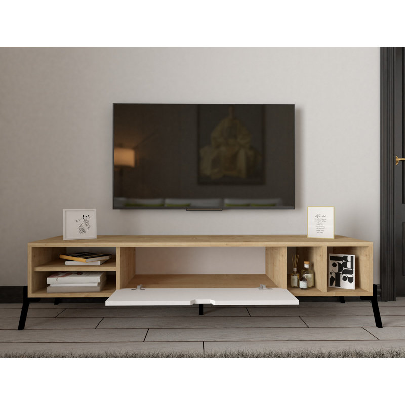 Ensemble de meubles de salon, Naturel / Blanc