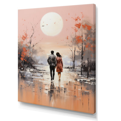 Cantera " Couple Walking On Beach "