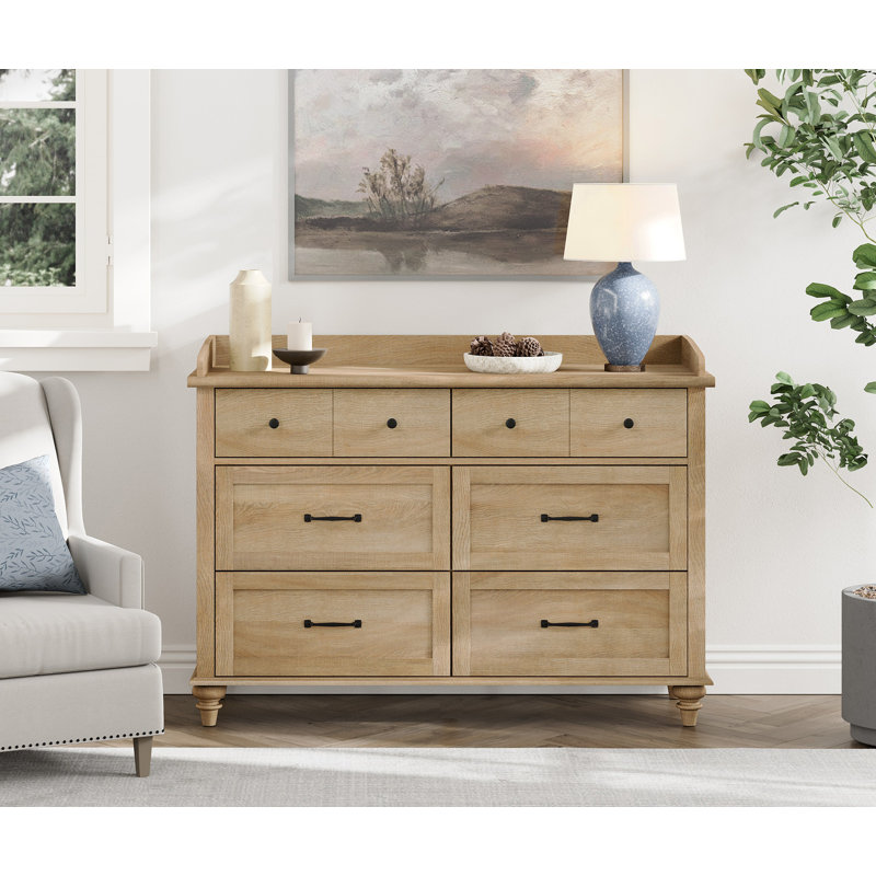 Ensemble de chambre à coucher 3 pièces Locklin, Chêne