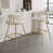 White Seat/Gold Frame