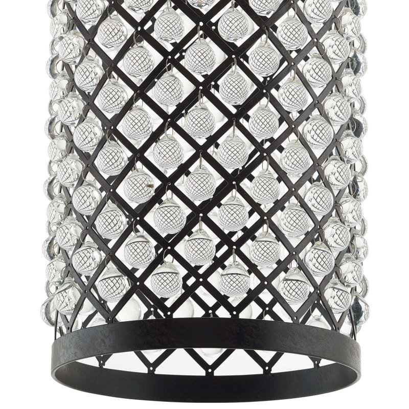 Lustre suspendu en verre et métal Reflect