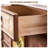 Vintage Hand-Painted Wooden Shoe Storage Cabinet